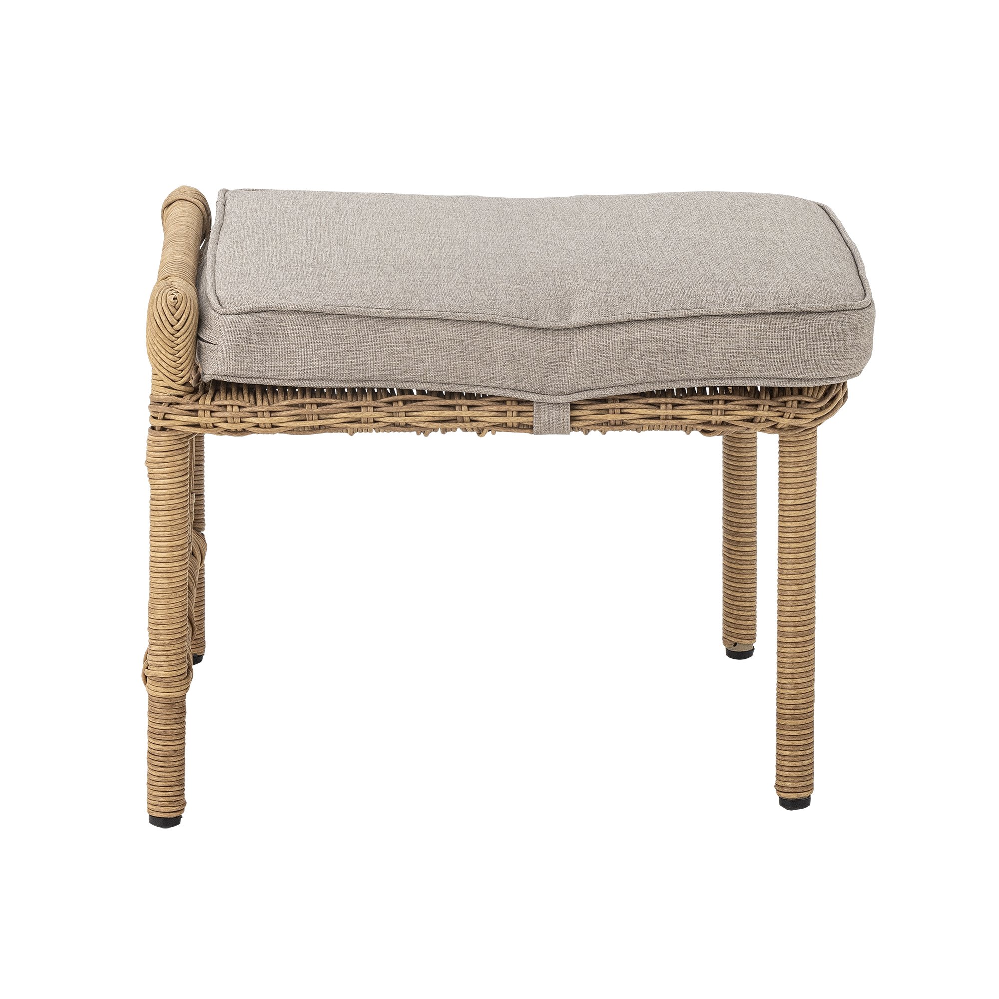 Belluce Lounge Chair w/Stool, Nature, Polyrattan - Image 4