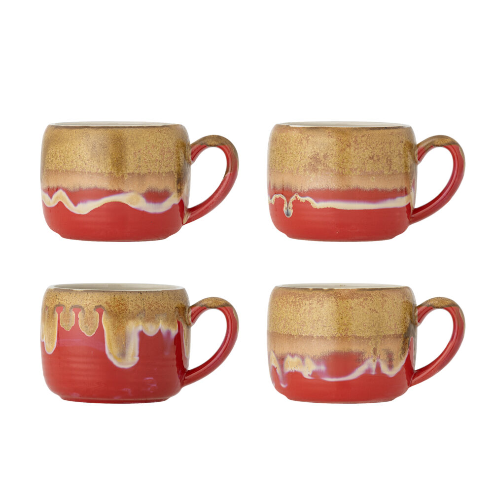 Sheen Mug, Red, Stoneware