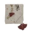 Bryn Throw, Brown, Recycled Cotton