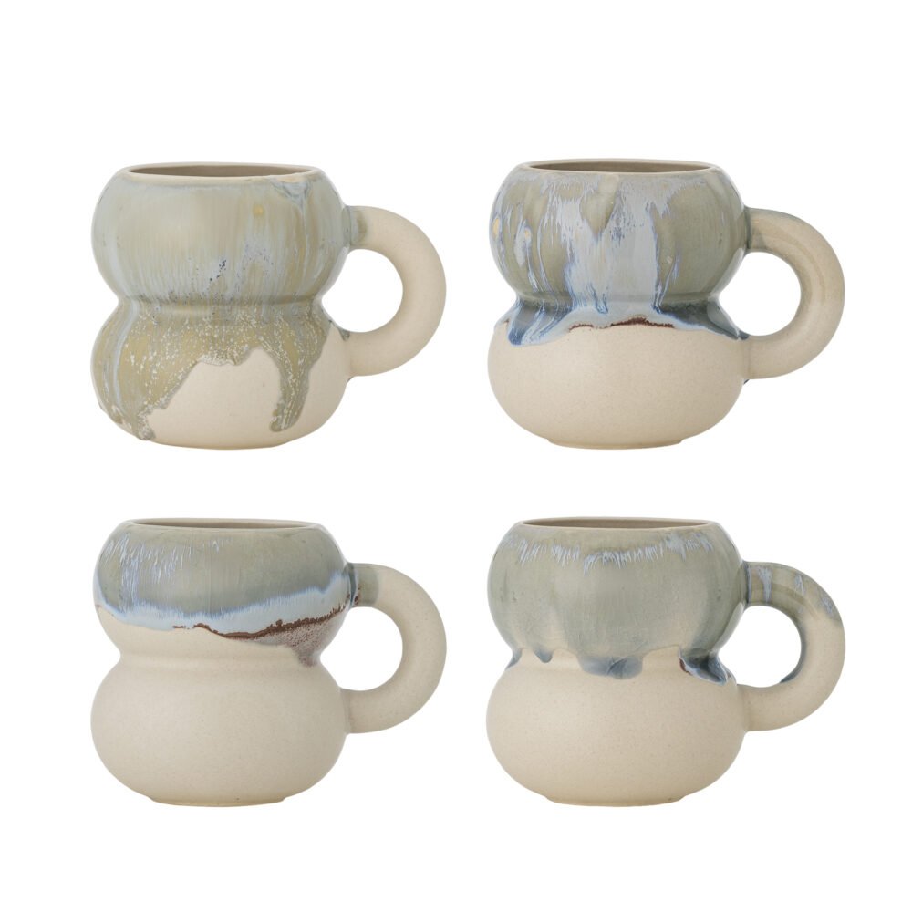 Luna Cup, Blue, Stoneware