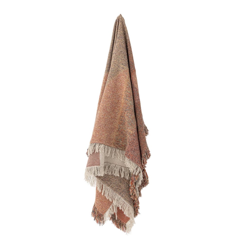 Arni Throw, Brown, Recycled Cotton - Image 3