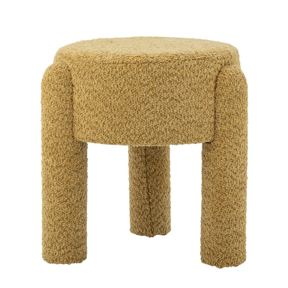 Bruno Stool, Yellow, Polyester