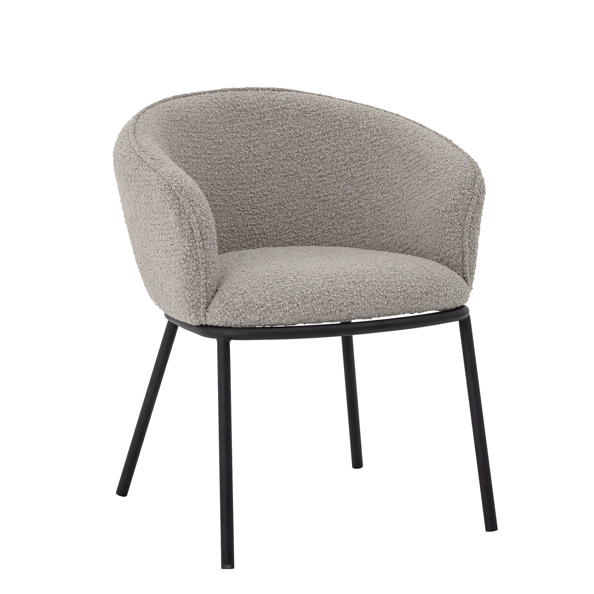 Cortone Dining Chair, Grey, Polyester - Image 3