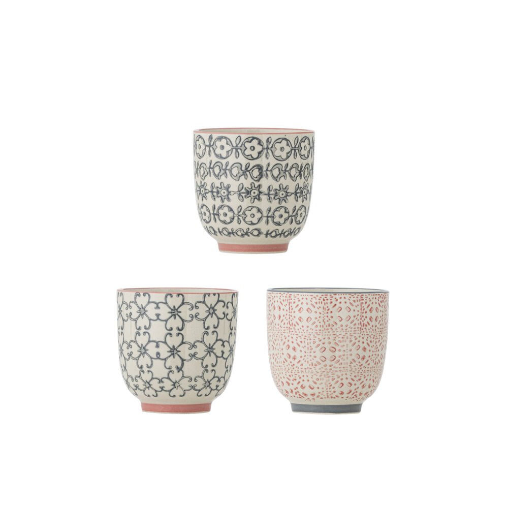 Cécile Cup, Rose, Stoneware