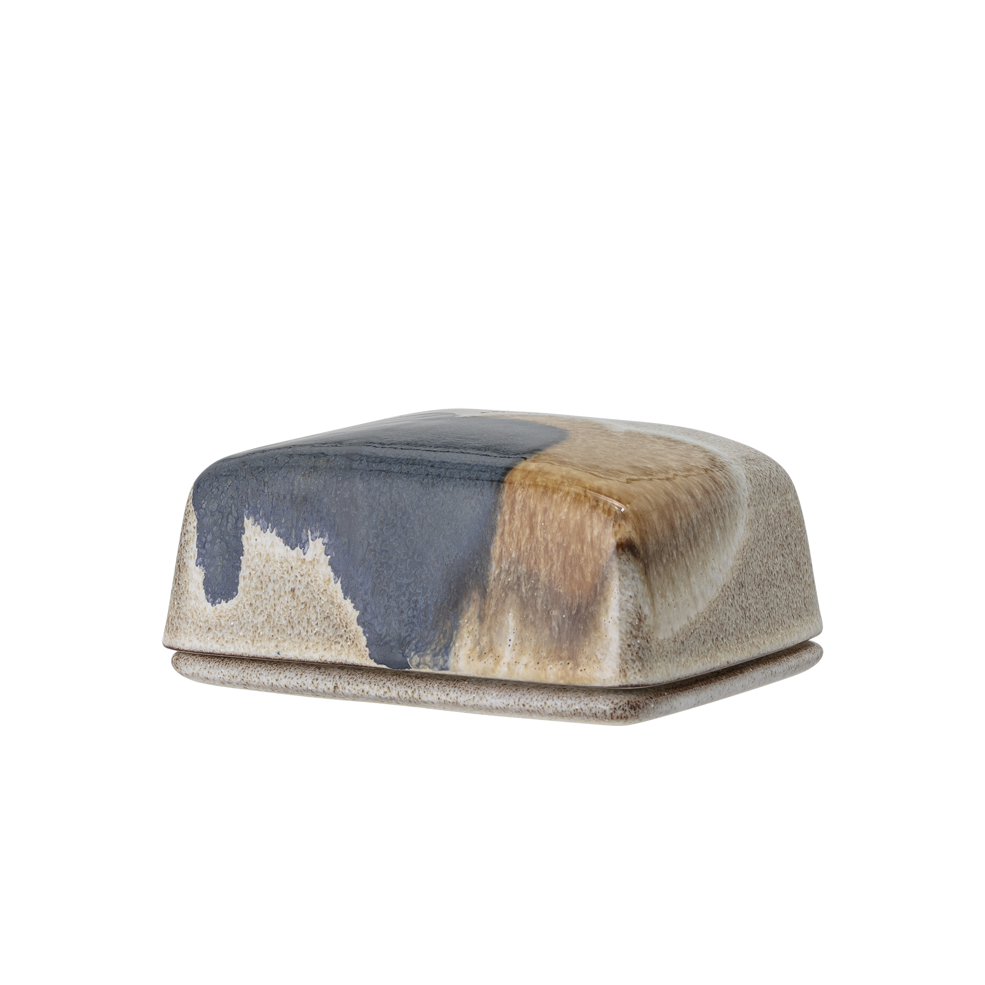 Jules Butter Box, Grey, Stoneware - Image 3