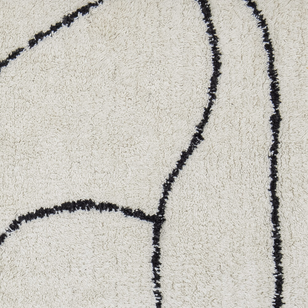 Viga Rug, White, Cotton - Image 3