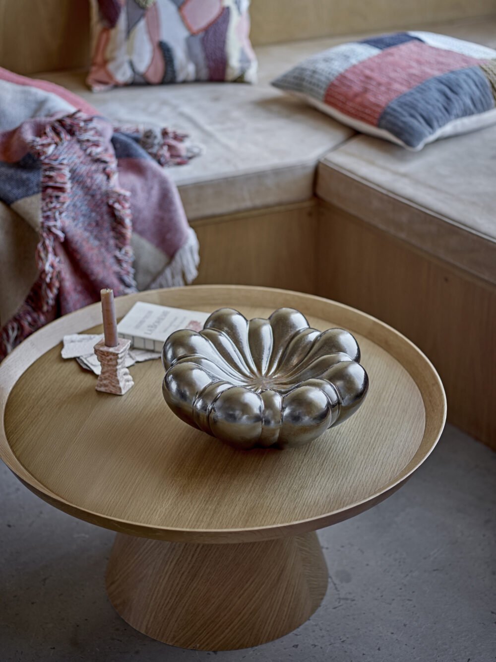 Sheeran Bowl, Silver, Stoneware - Image 5