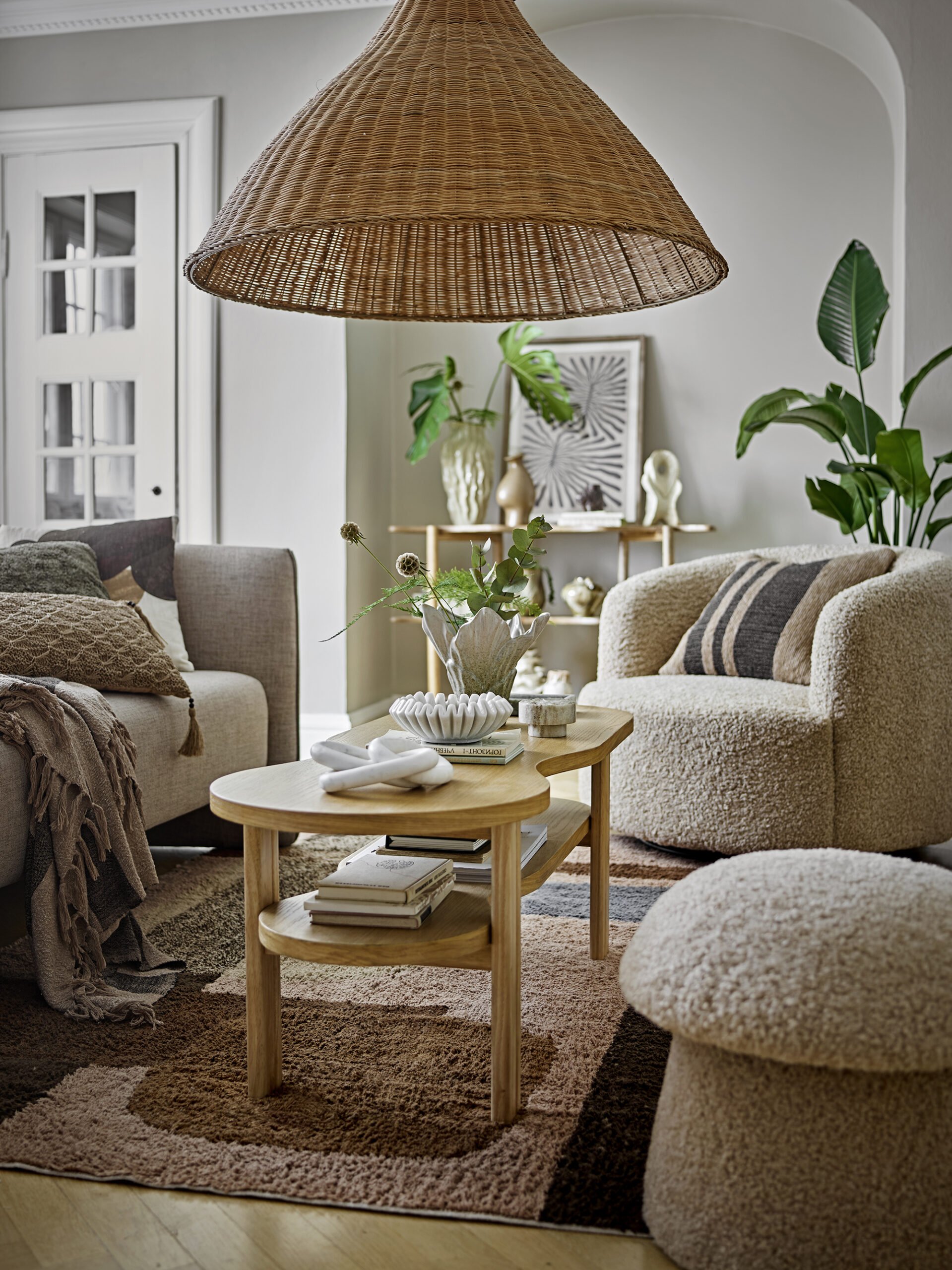 Bocca Pouf, Nature, Polyester - Image 3