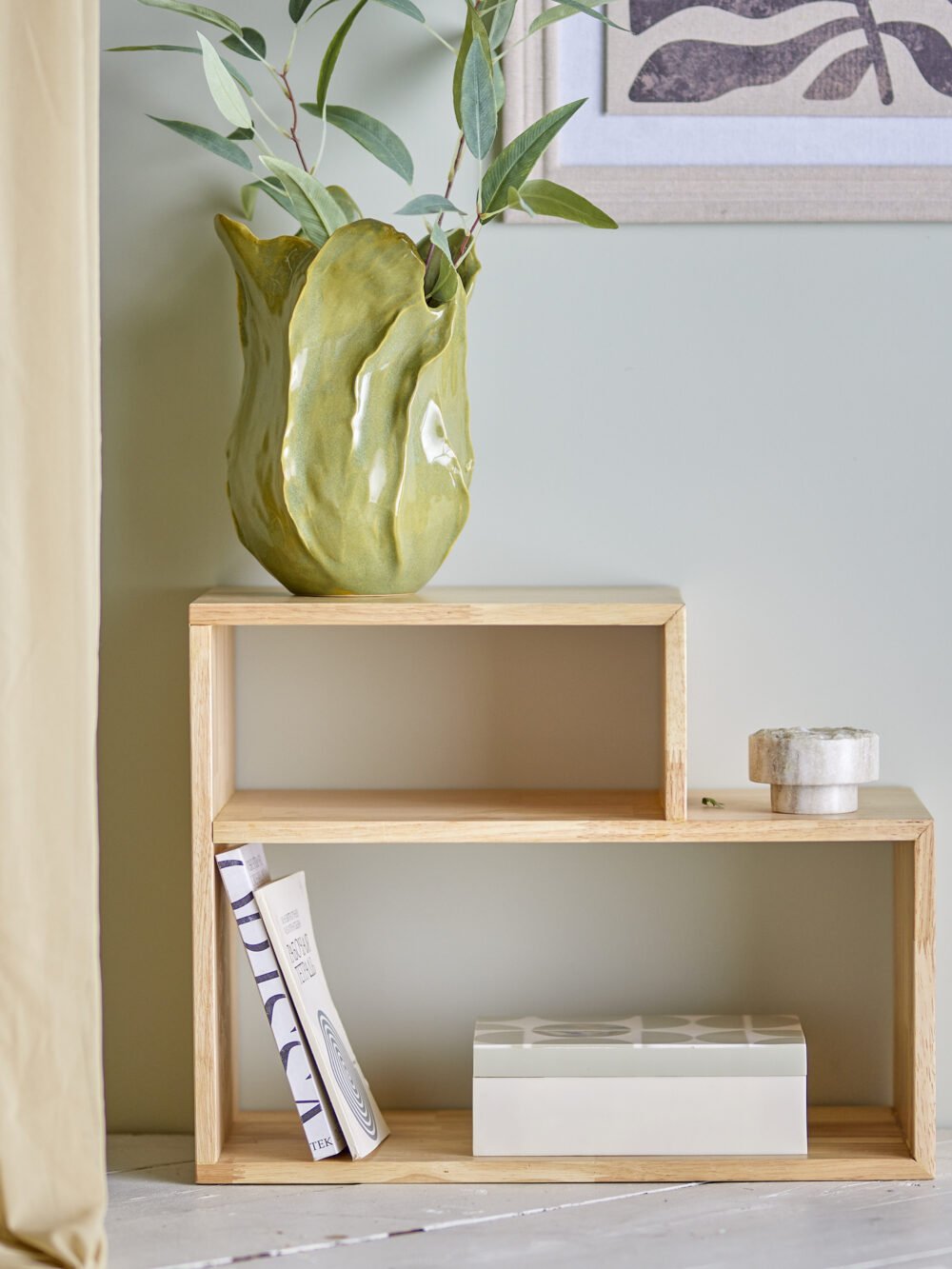Camilo Shelf, Nature, Rubberwood - Image 3