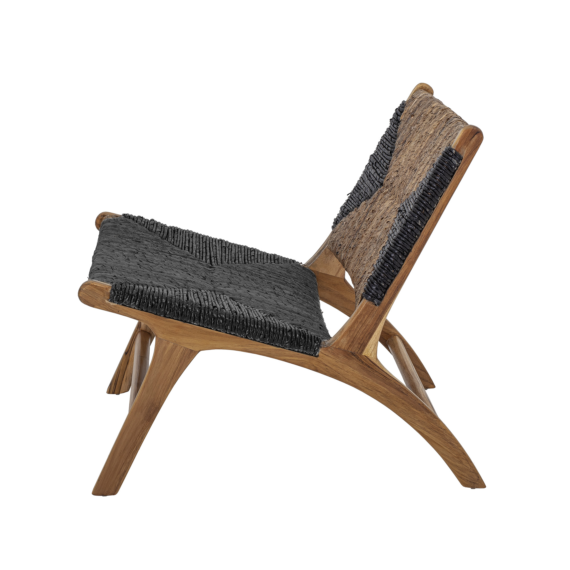Grant Lounge Chair, Black, Teak - Image 4