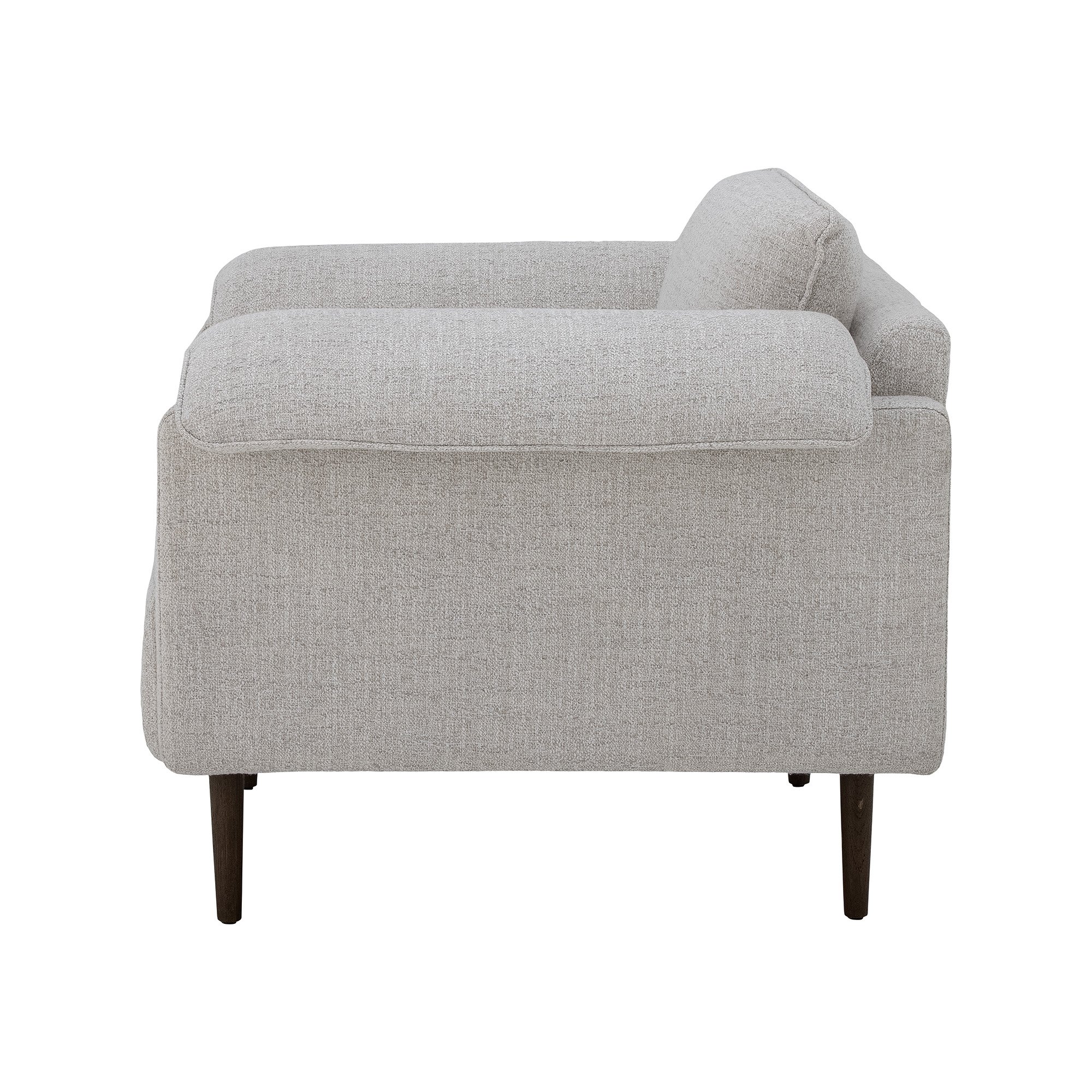Chesham Lounge Chair, White, Polyester - Image 4