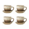 Brenta Cup w/Saucer, Nature, Stoneware