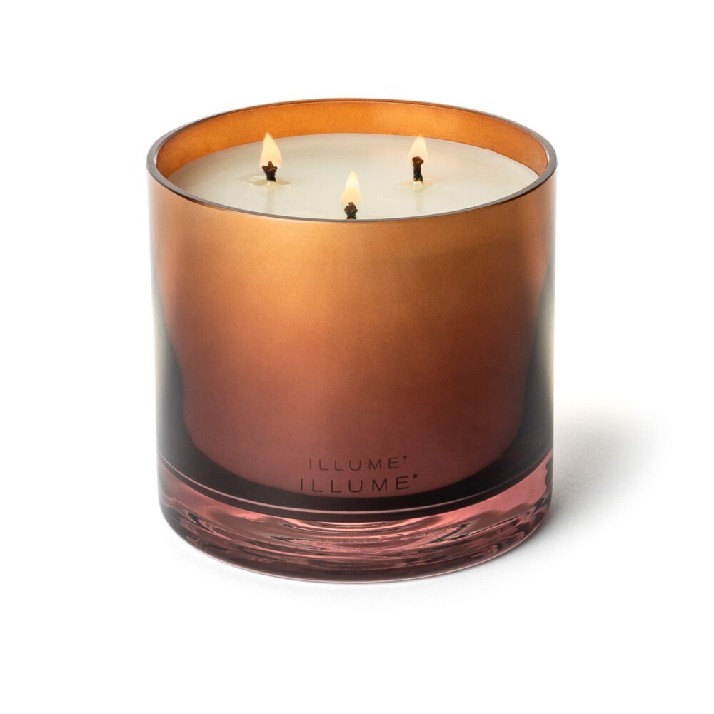 Terra Tabac Statement Glass Candle, Brown, - Image 4