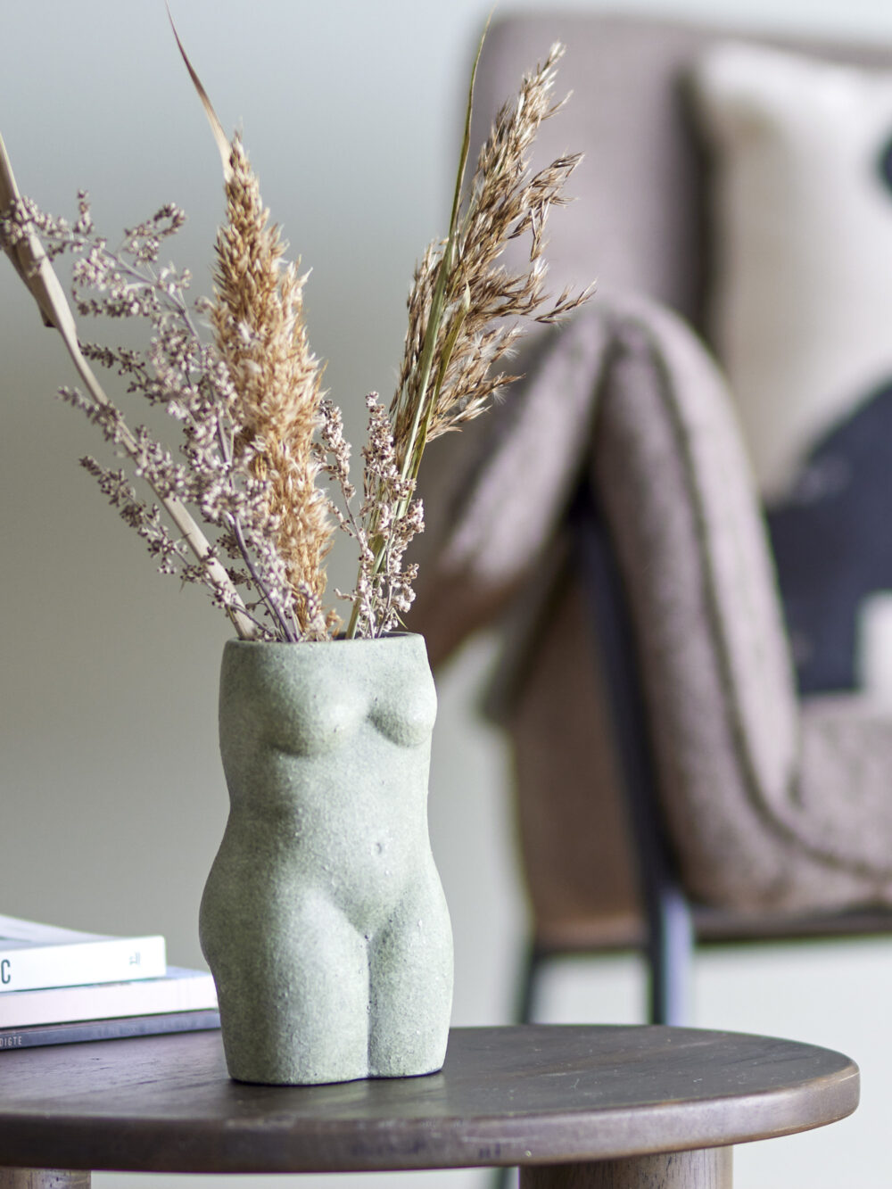 Emeli Deco Vase, Green, Terracotta - Image 5