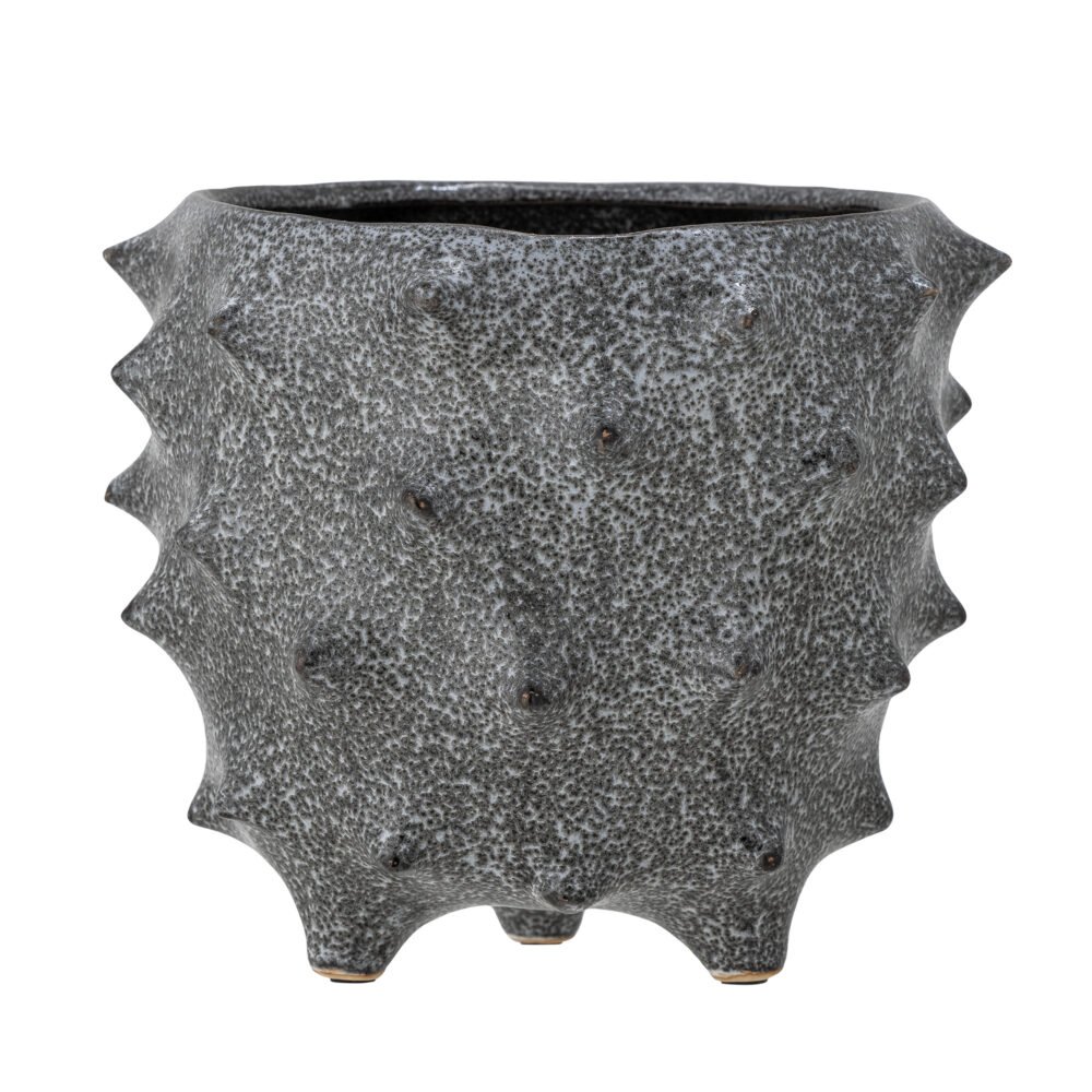Ademir Flowerpot, Blue, Stoneware - Image 3