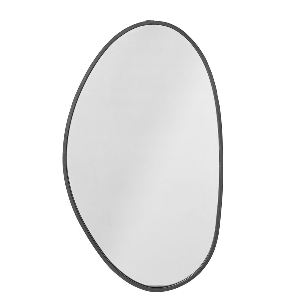 Faun Wall Mirror, Black, Iron