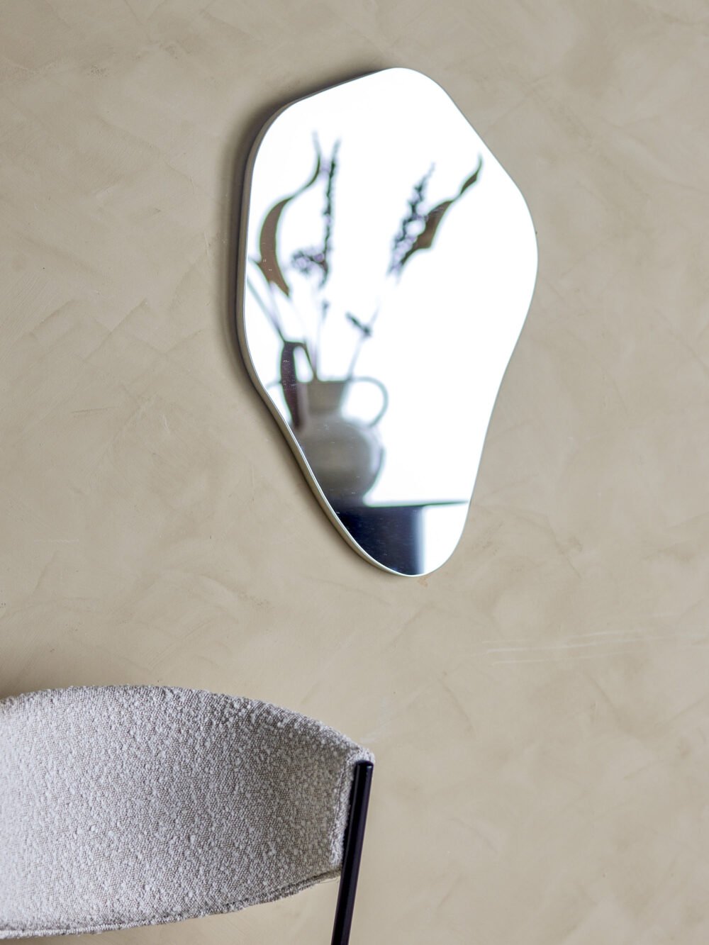 Aimie Wall Mirror, Silver, Glass - Image 4