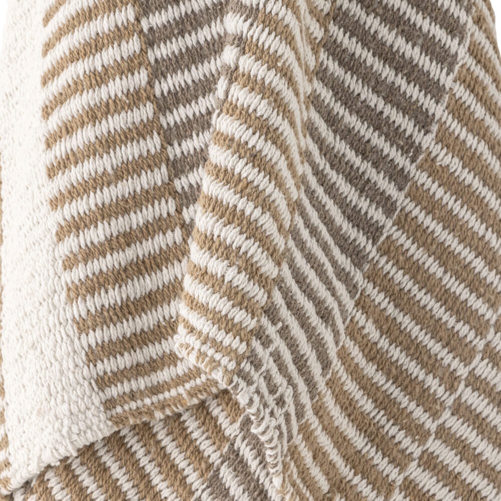 Isnel Throw, Nature, Recycled Cotton - Image 3