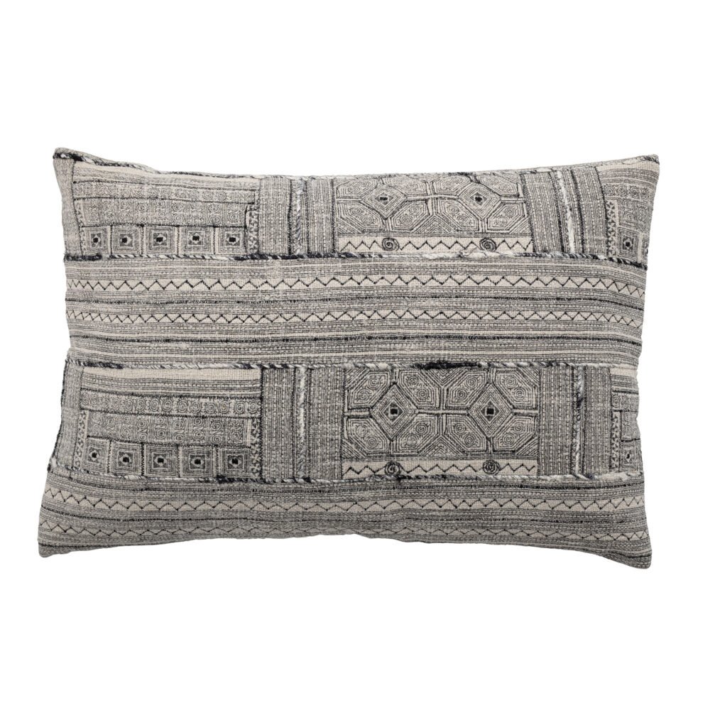 Jiyar Cushion, Black, Cotton