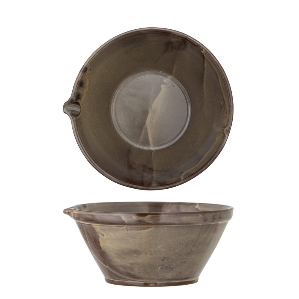 Lani Baking Bowl, Brown, Stoneware