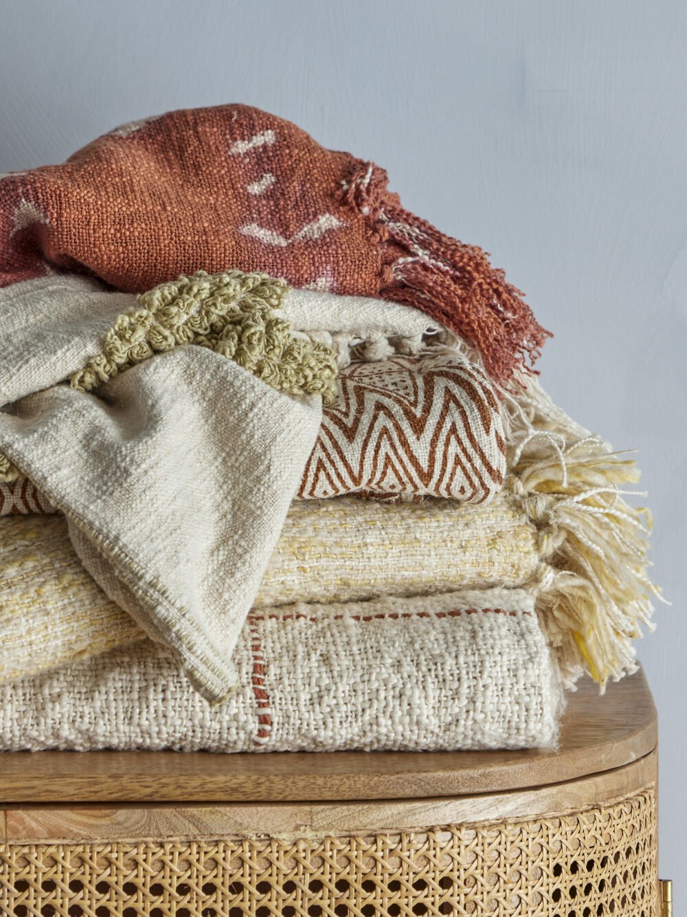 Giuliana Throw, Nature, Cotton - Image 6
