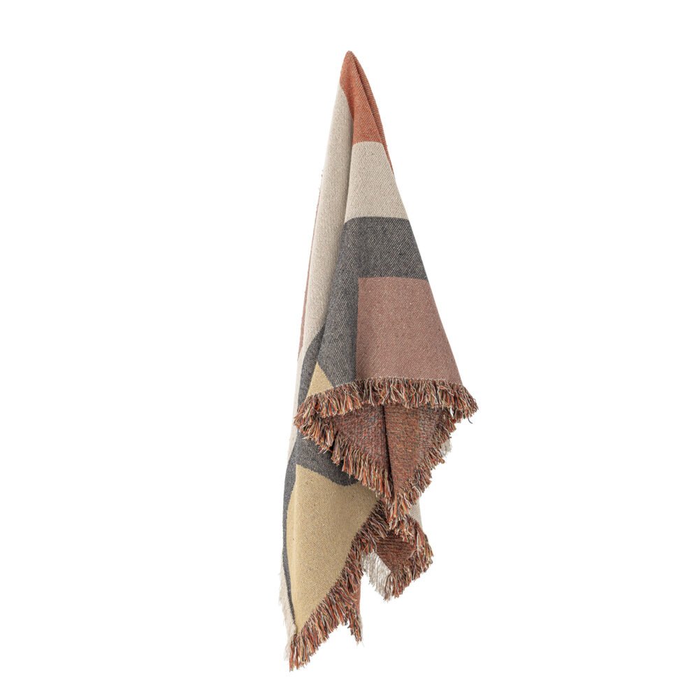 Arni Throw, Brown, Recycled Cotton - Image 4