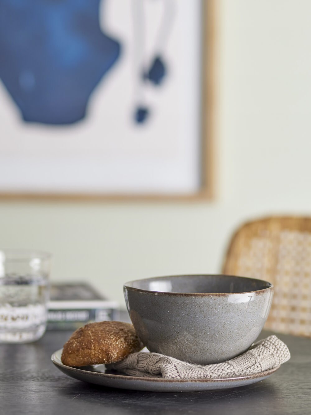 Sandrine Breakfast Set, Grey, Stoneware - Image 2