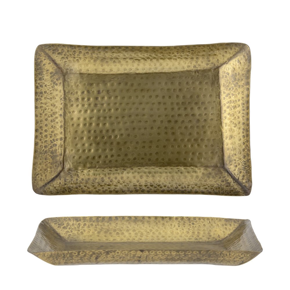 Kobra Tray, Brass, Metal