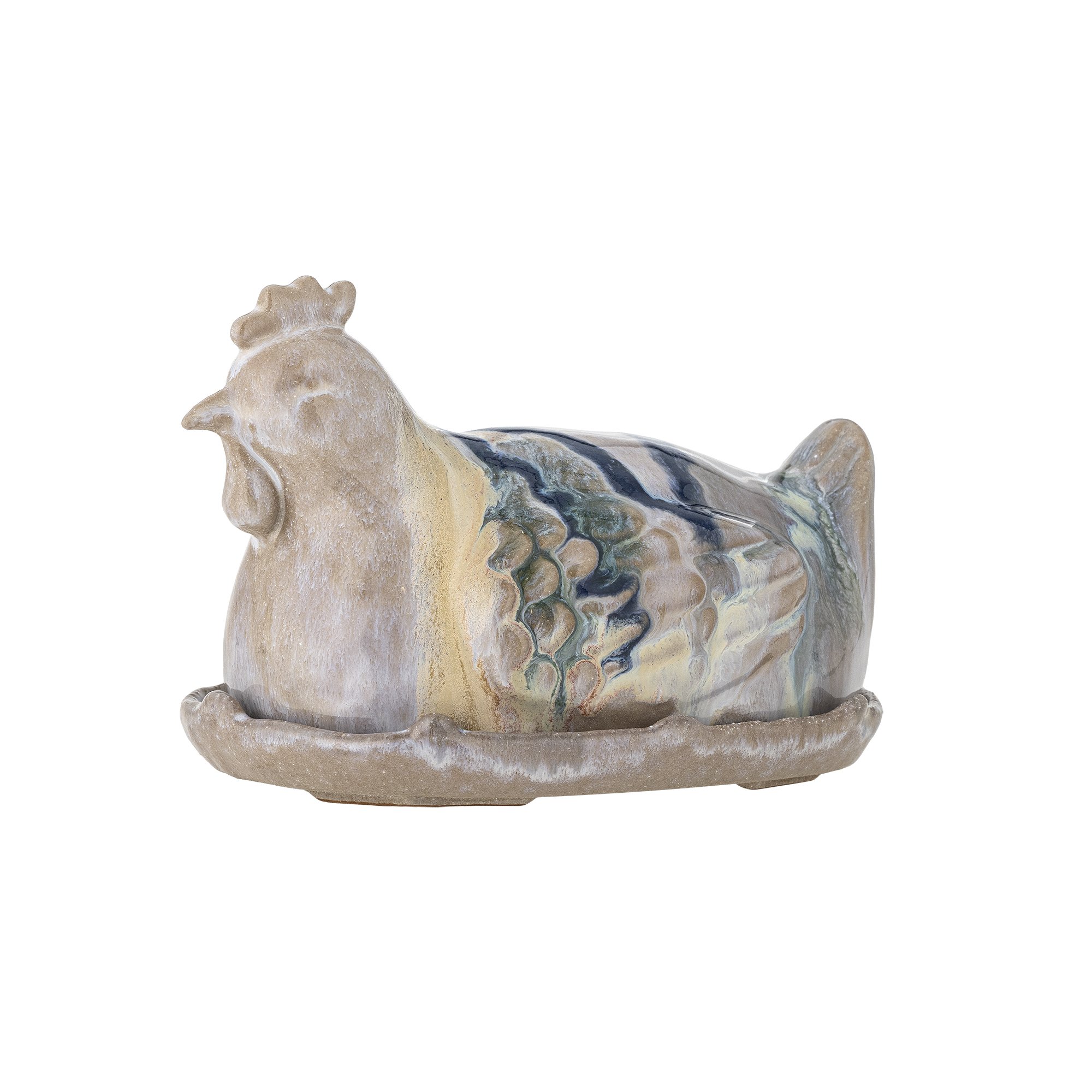 Heni Butter Box, Rose, Stoneware - Image 2