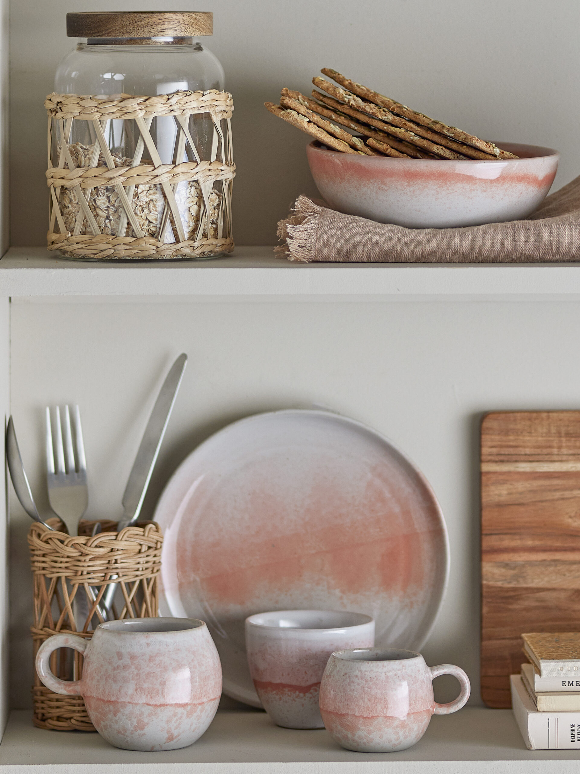 Paula Bowl, Orange, Stoneware - Image 5