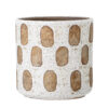 Avo Deco Flowerpot, White, Terracotta