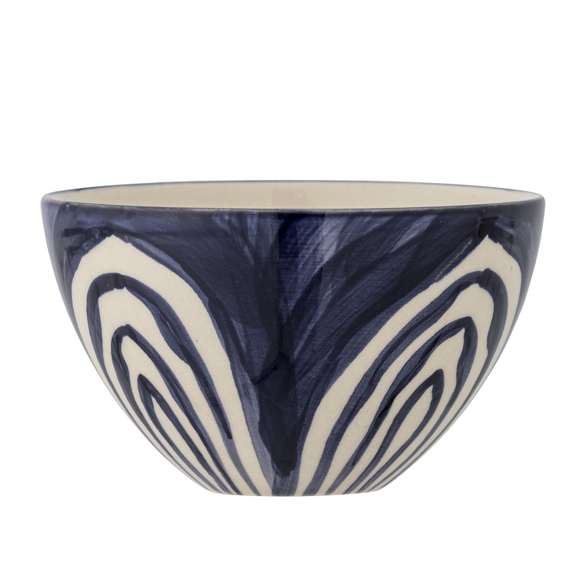Shama Bowl, Blue, Stoneware - Image 2