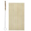 Mendi Straw & Brush, Gold, Stainless Steel