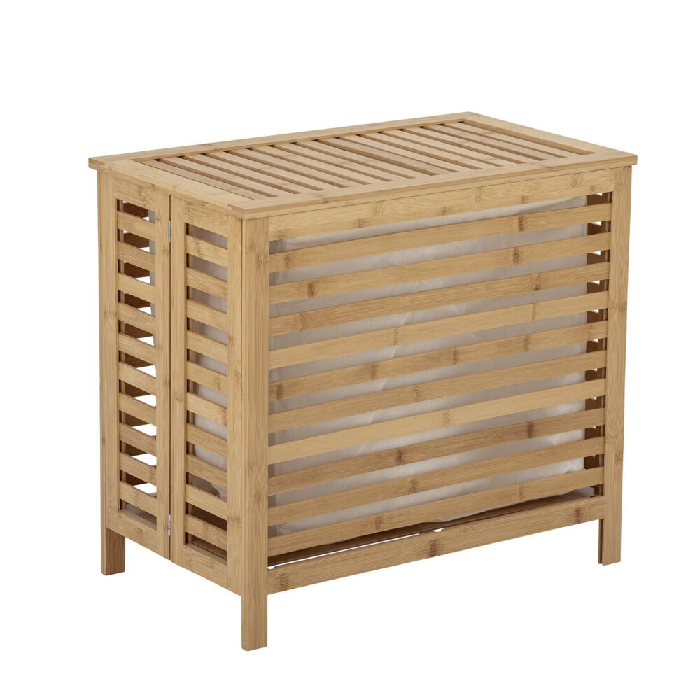 Aden Laundry Basket, Nature, Bamboo - Image 3