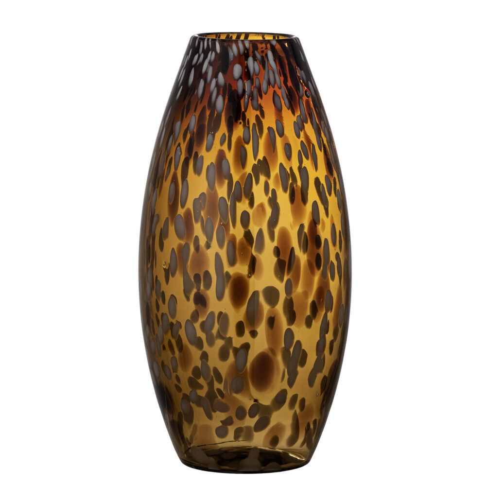 Daraz Vase, Brown, Glass