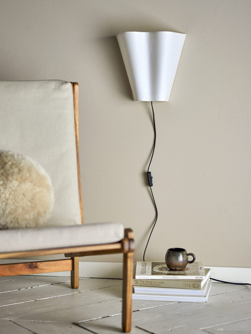 Janese Wall Lamp, White, Paper - Image 5