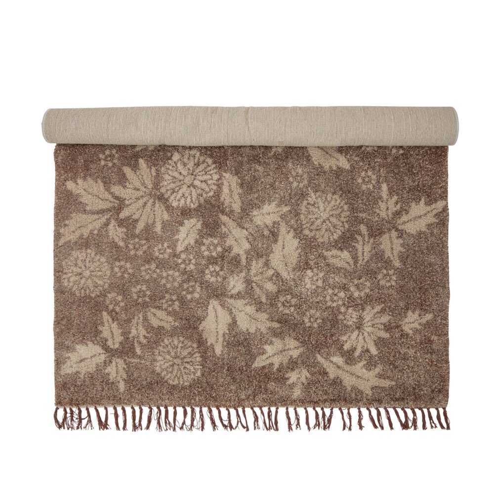 Malu Rug, Brown, Cotton