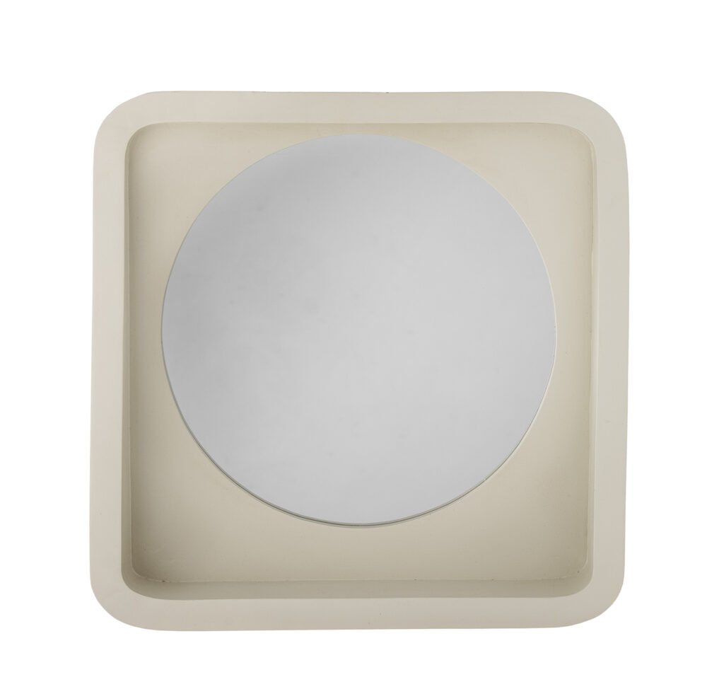 Phoebe Mirror w/Shelf, Nature, Polyresin - Image 2
