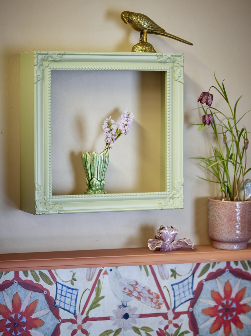Larna Shelf, Green, MDF - Image 5