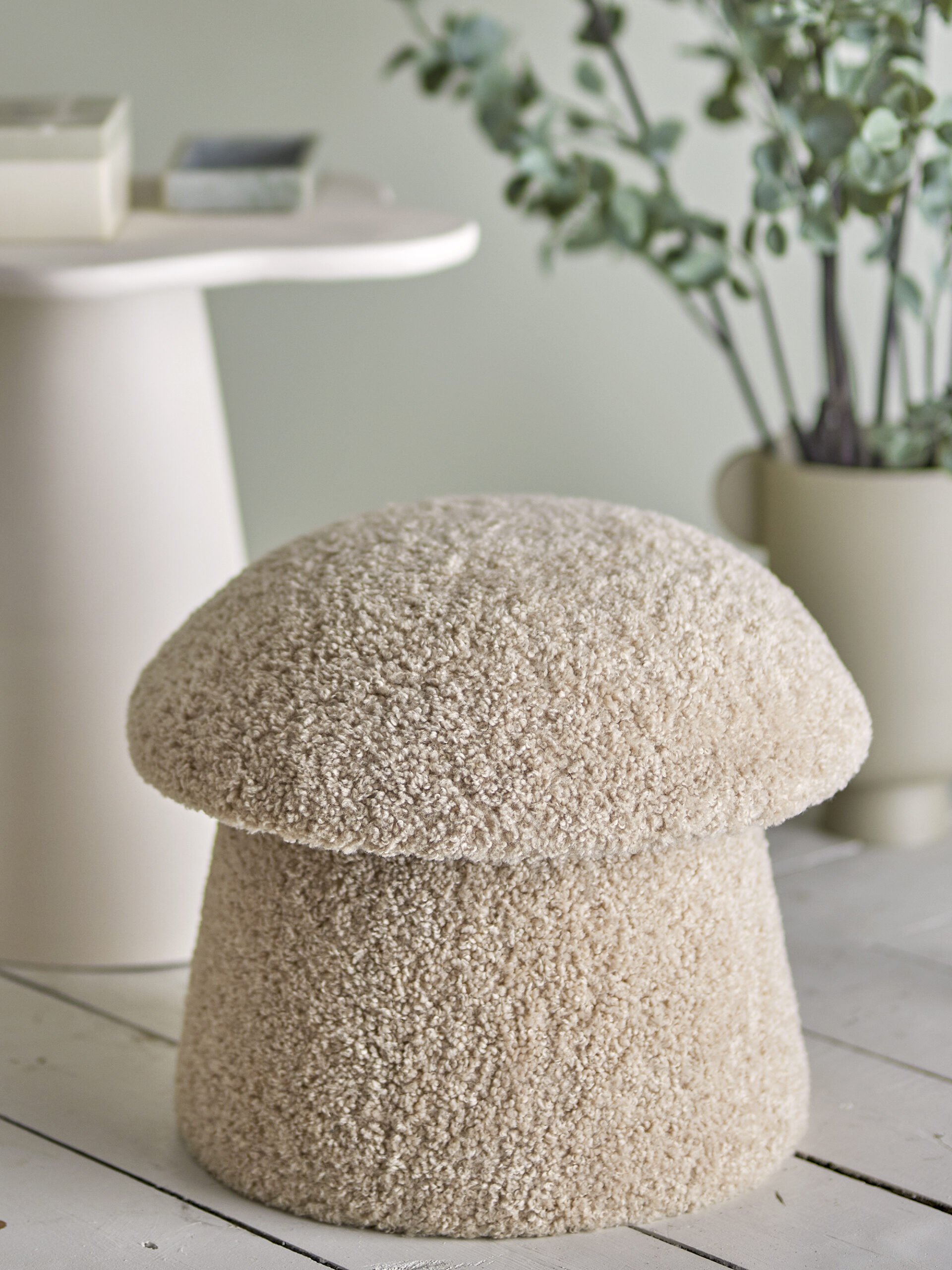 Bocca Pouf, Nature, Polyester - Image 4