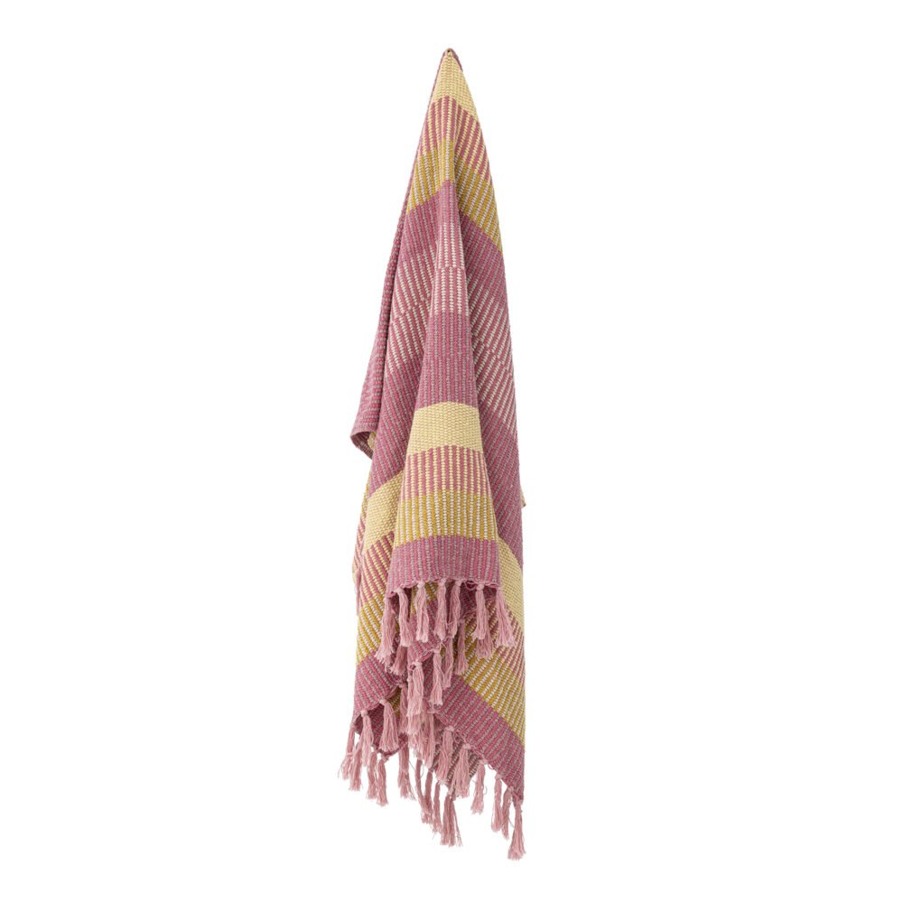 Isnel Throw, Pink, Recycled Cotton - Image 3