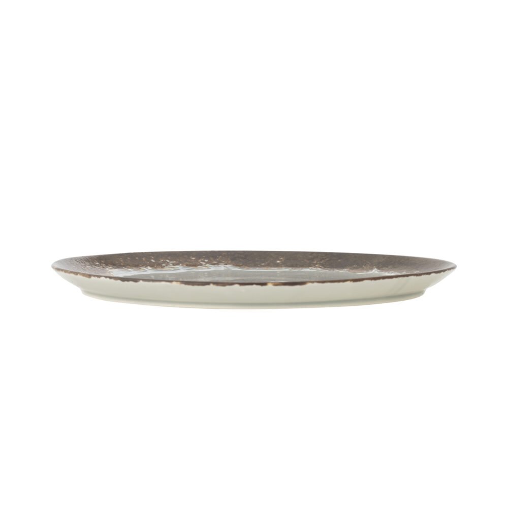 Paula Plate, Brown, Stoneware - Image 3