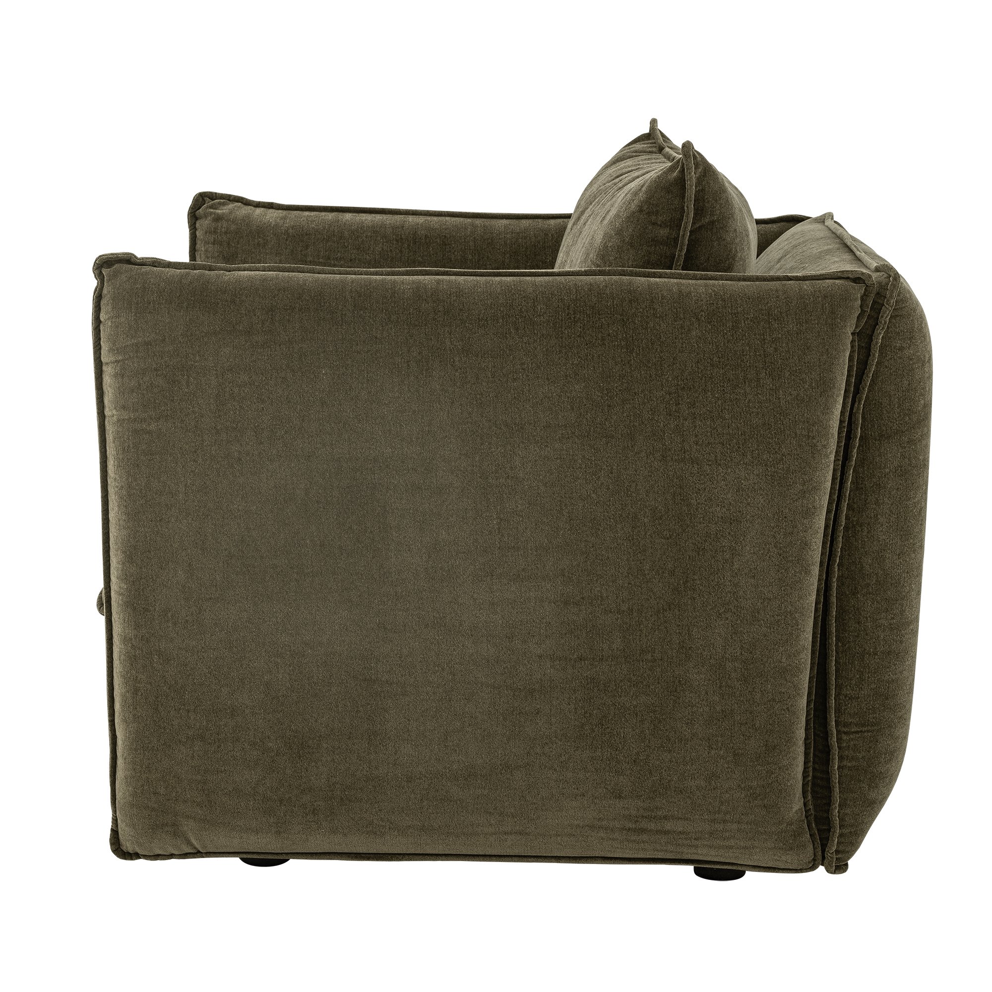 Austin Lounge Chair, Green, Recycled Polyester - Image 4