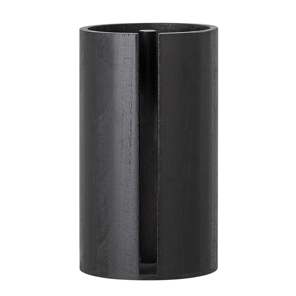 Celian Kitchen Paper Stand, Black, Paulownia - Image 4