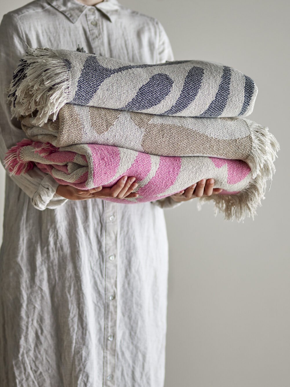 Alk Throw, Brown, Recycled Cotton - Image 5