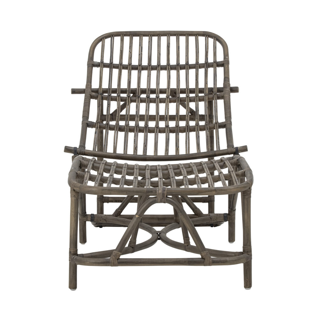 Dione Deck Chair, Brown, Rattan - Image 3