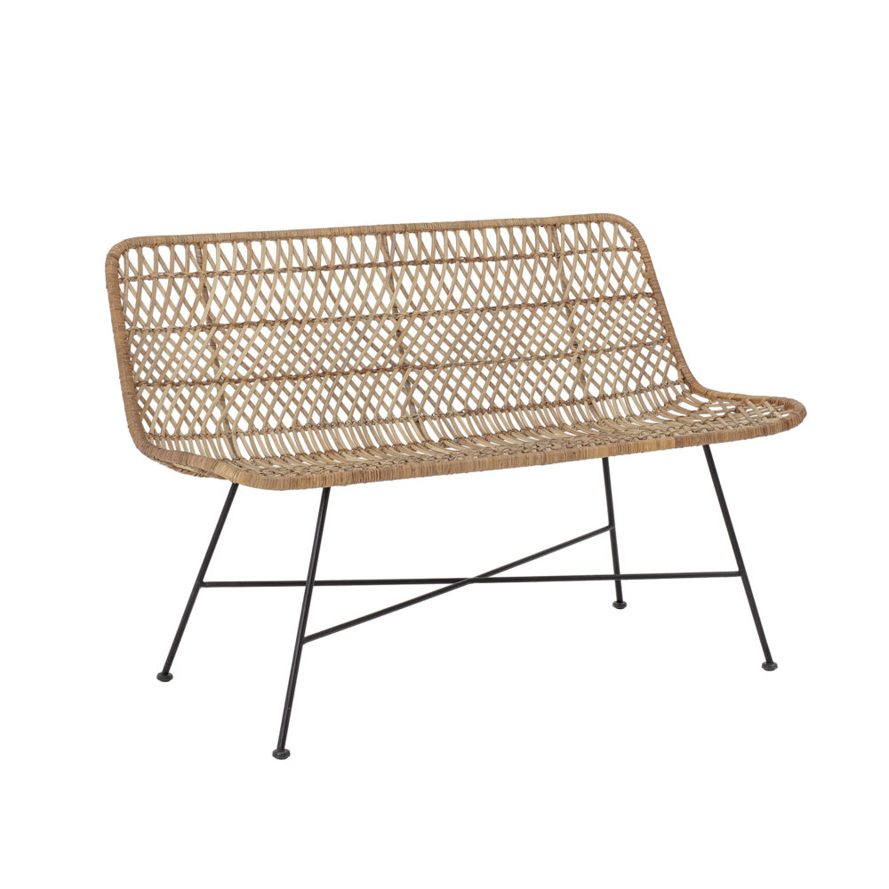 Hallie Bench, Nature, Rattan - Image 3