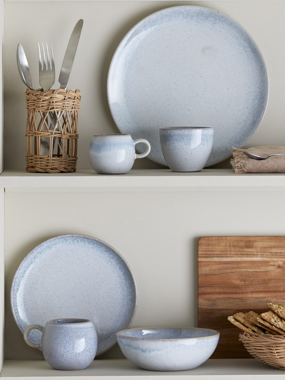Paula Bowl, Blue, Stoneware - Image 5