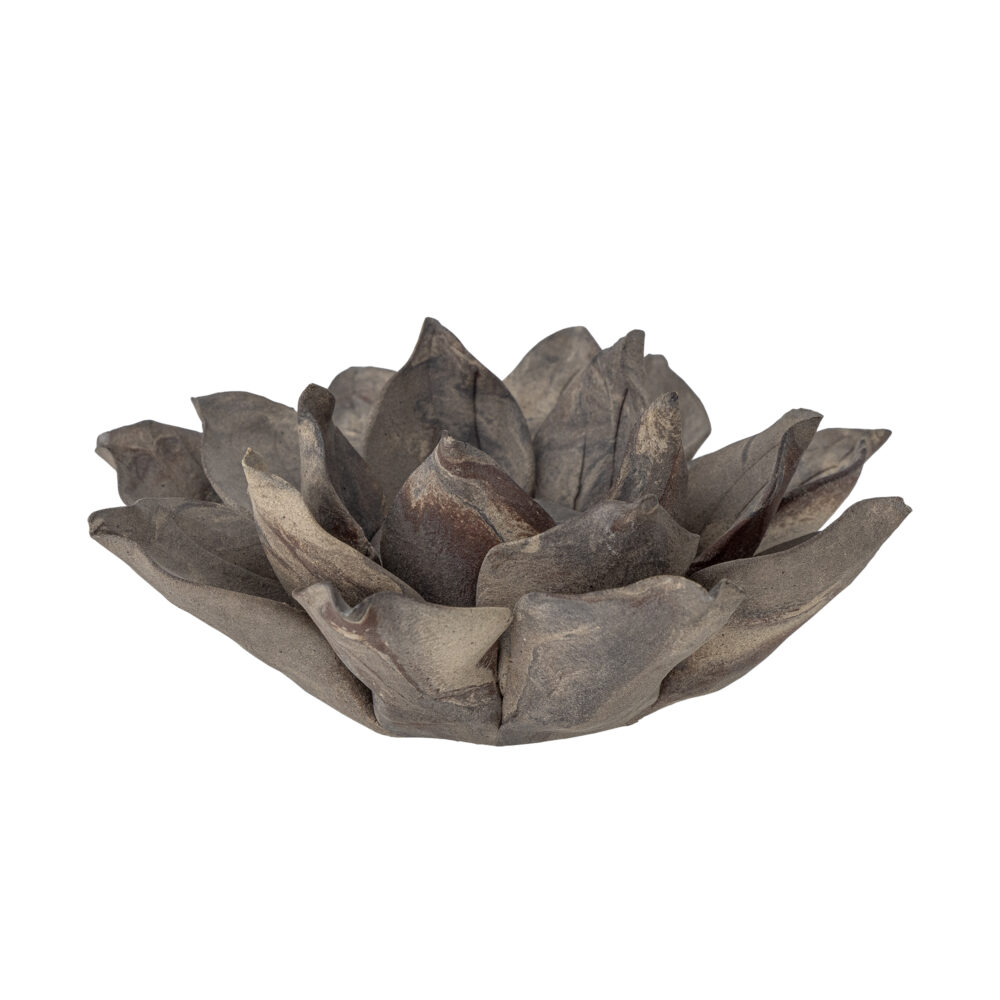 Eira Votive, Brown, Stoneware - Image 4
