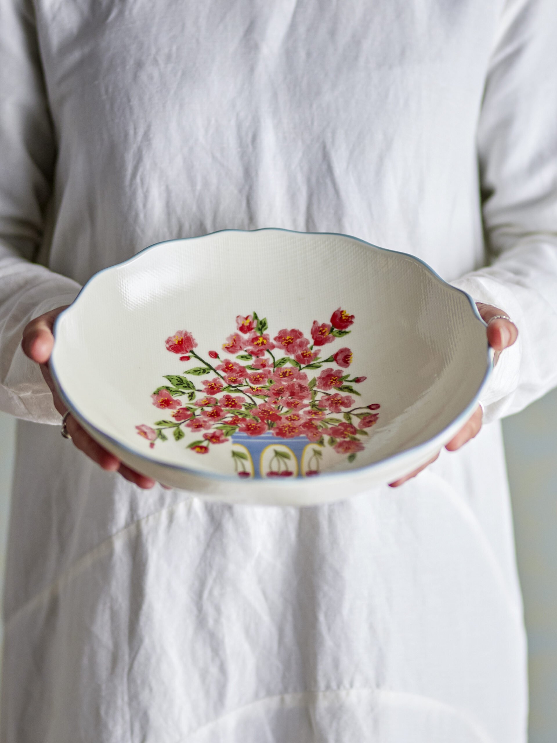 Dorothy Bowl, Blue, Stoneware - Image 5